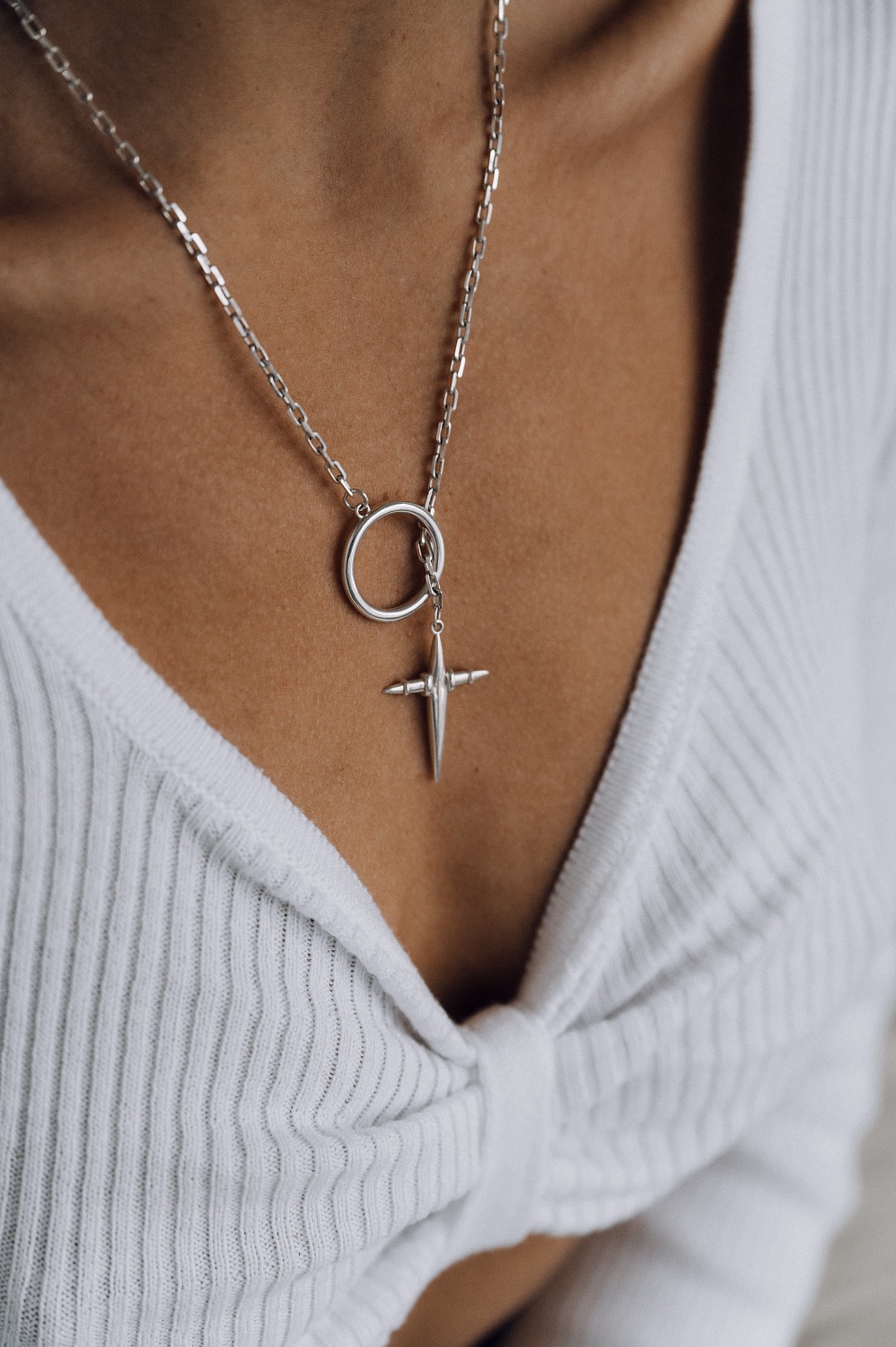 01-00-0365 Колье Меч мудрости (Ag 925)-4