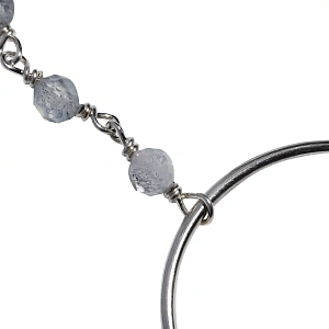 02-00-0010 Браслет бесконечность с лабрадоритом (Ag 925)-2