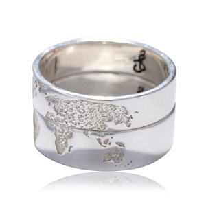 03-00-0559 Кольцо Double Map (Ag 925)-1