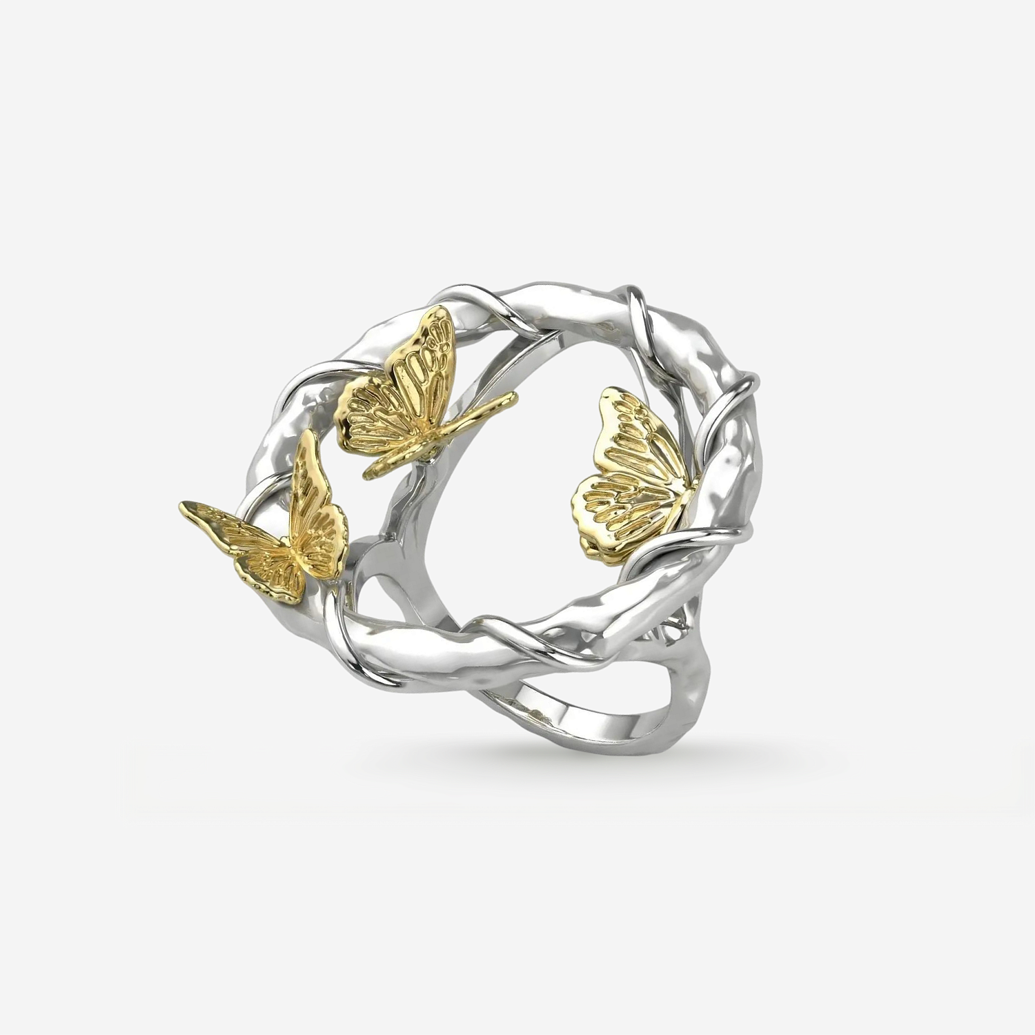 03-00-0646 Кольцо-сфера "Весна" (Ag 925)-1