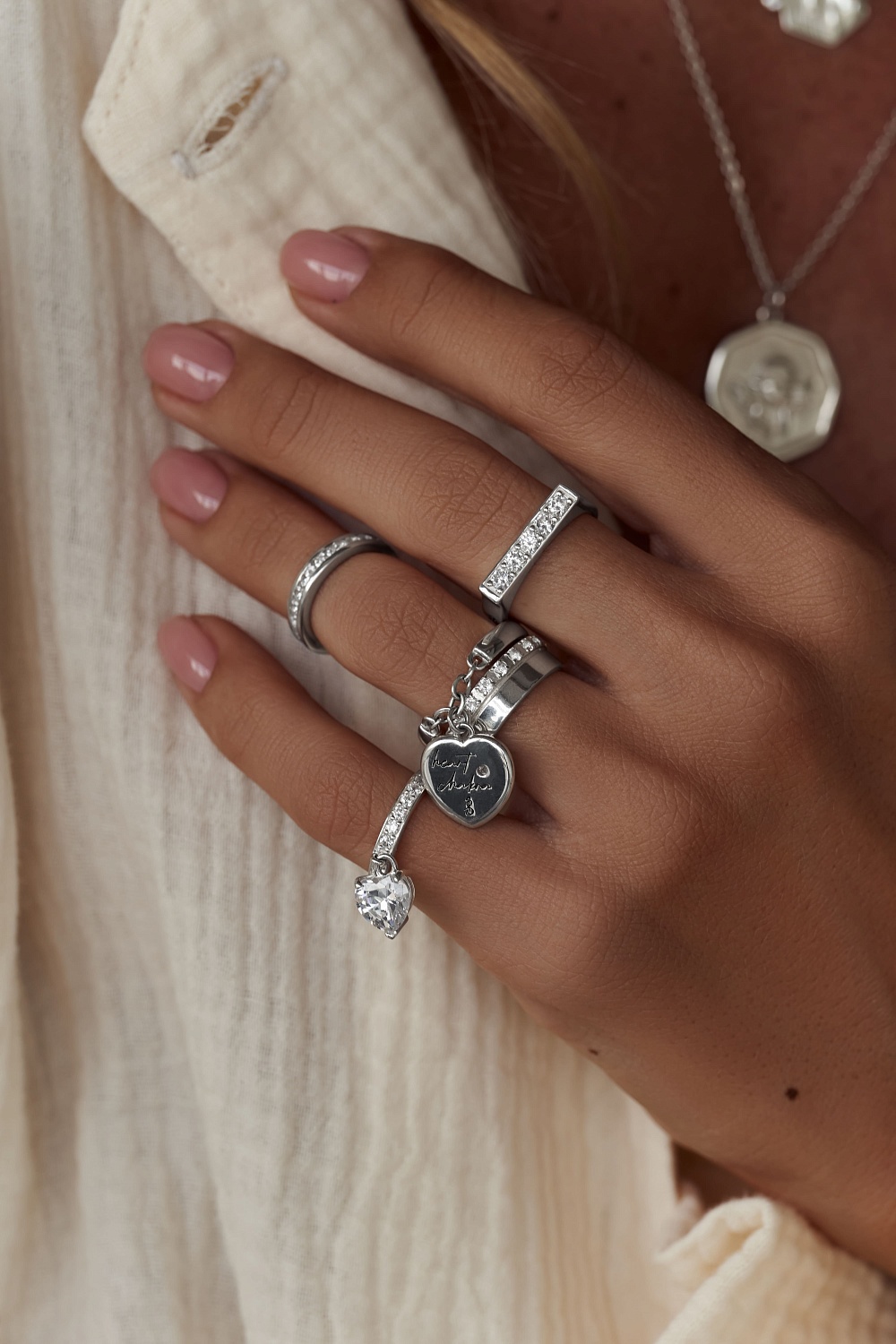 03-00-0599 Кольцо White Line (Ag 925)-5