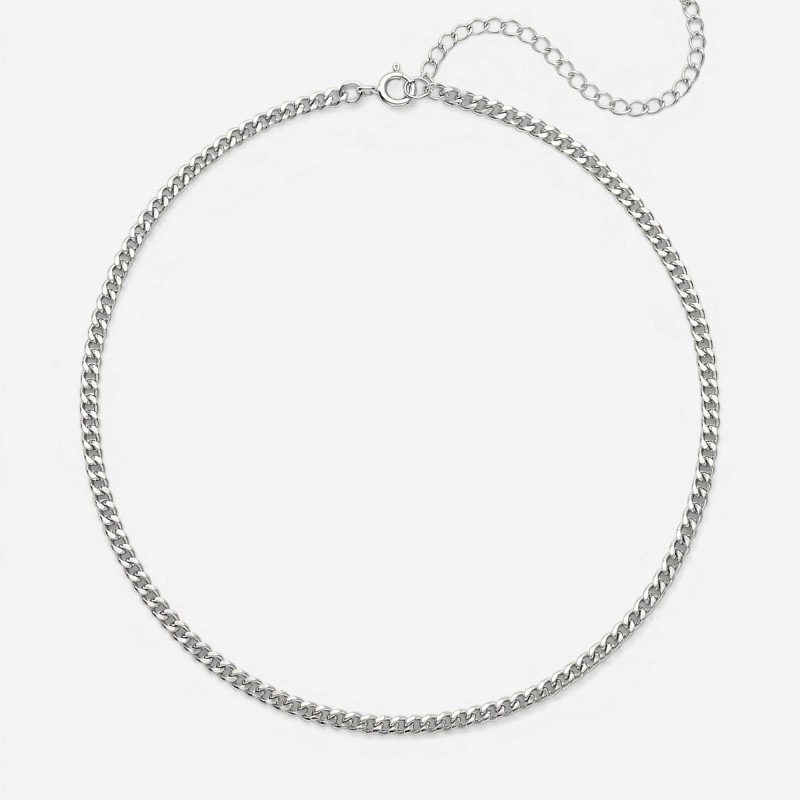 09-00-0048 Колье Батуболонг (45 см) с удлинением (Ag 925)