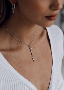 01-00-0366 Колье Фазы луны (Ag 925)-2