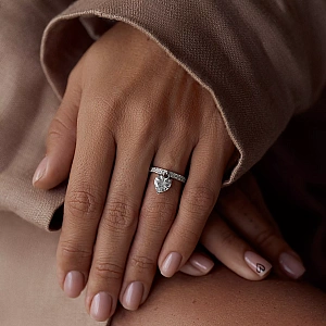 03-00-0578 Кольцо с подвеской Триллион (Ag 925)-4