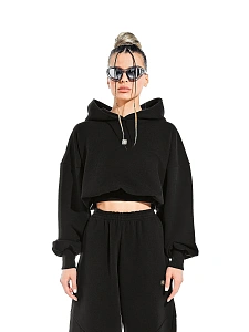 42-10-0020 Кроп-худи LIBERTY Premium Черный-1