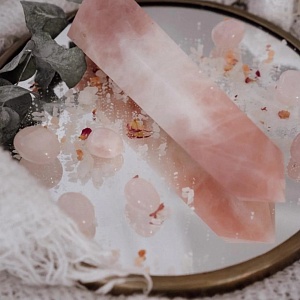 80-00-0043 Кристалл розовый кварц XL (70-110 гр)-1