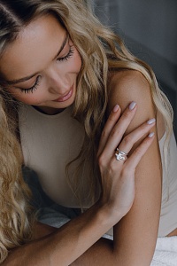 03-00-0569 Кольцо с подвеской "Freedom" (Ag 925)-3