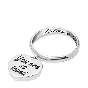 03-00-0530 Кольцо с подвеской белый перламутр сердце (Ag 925)-2