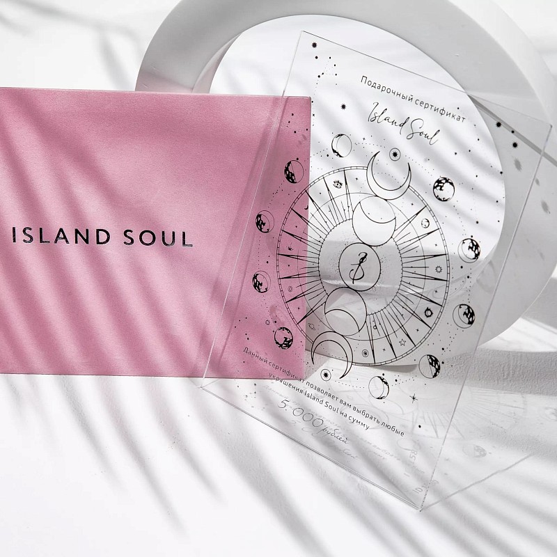 0029 Сертификат в бархатном розовом конверте на 5000 руб