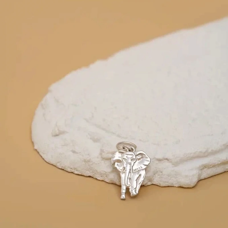 04-00-0713 Подвеска на серьгу Слон (Ag 925)