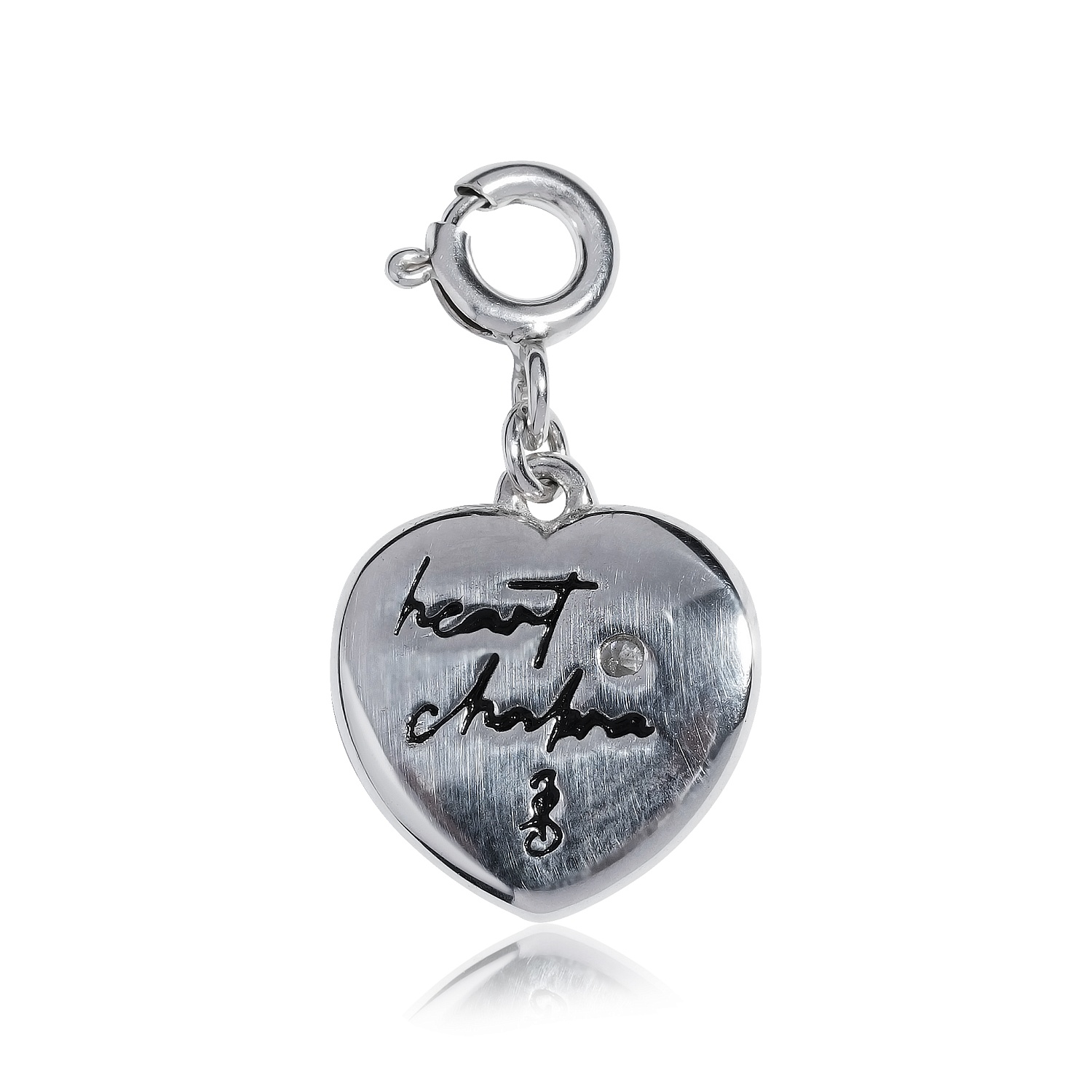 01-00-0579 Подвеска "Зорко лишь сердце"(на карабине) (Ag 925)-2