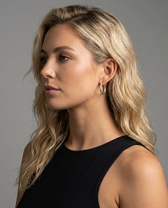 04-00-0352 Серьга Конго (20мм) (Ag 925)-2