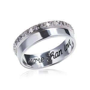 03-00-0553 Кольцо гладкое с топазами (Ag 925)-1