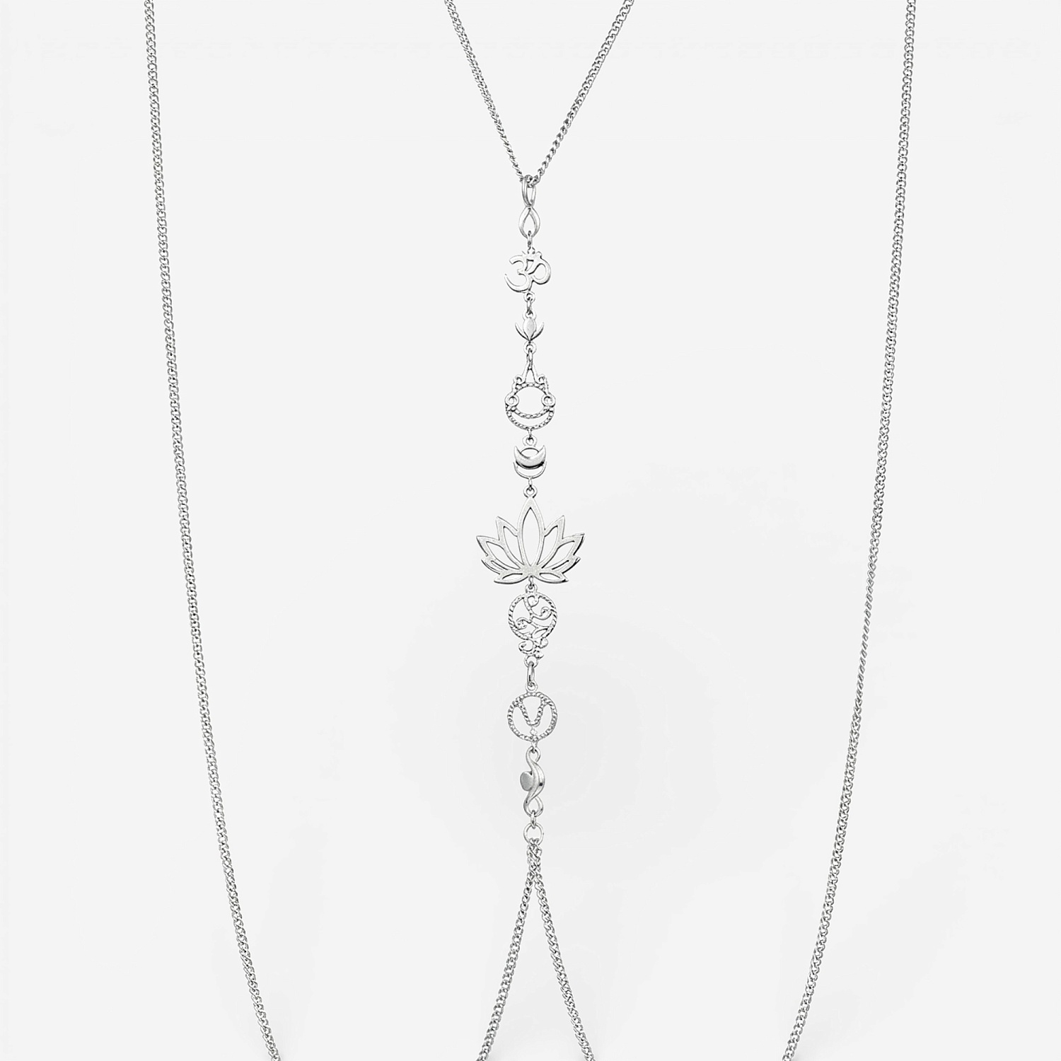 01-00-0007 Бодичейн Sacral Lotus (Ag 925)-1