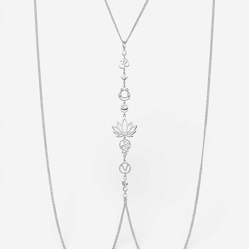 01-00-0007 Бодичейн Sacral Lotus (Ag 925)