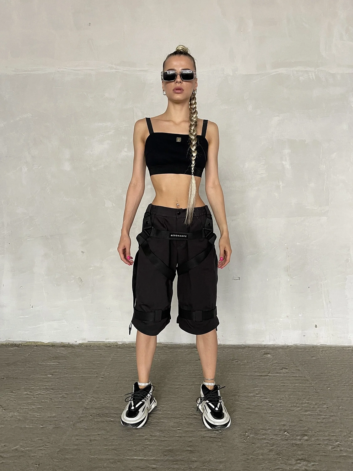 42-10-0052 Шорты BRAVE Черный-1