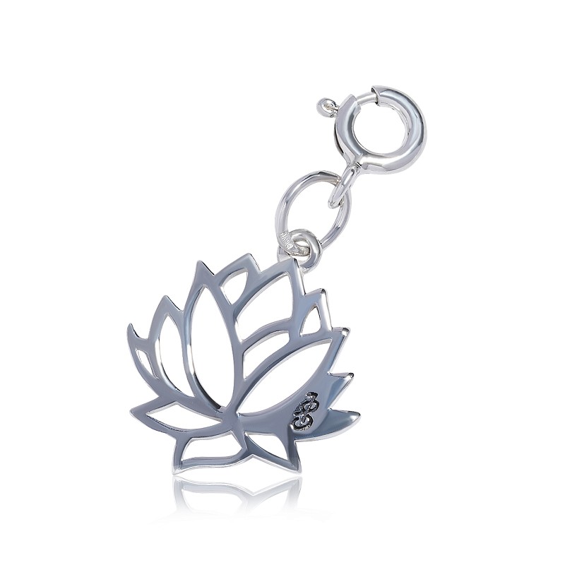 01-00-0556 Подвеска Лотос (на карабине) (Ag 925)