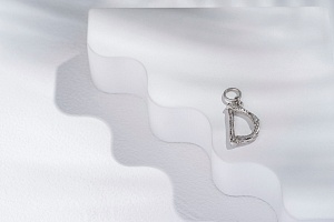 04-00-0373 Подвеска на серьгу "D" (Ag 925)-2
