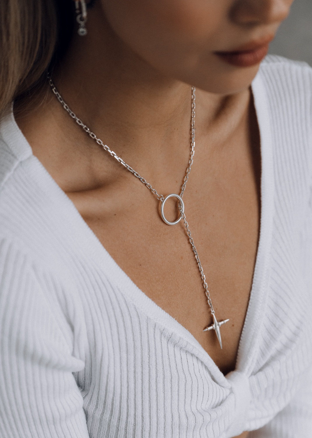 01-00-0365 Колье Меч мудрости (Ag 925)-3