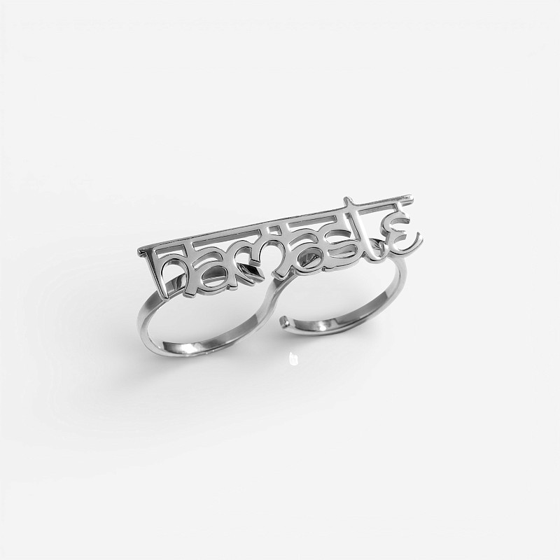 03-00-0604 Кольцо "Namaste" (Ag 925)