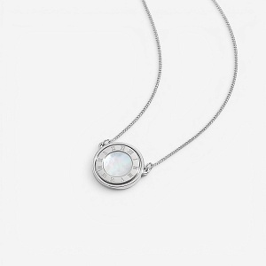 01-00-0141 Колье двустороннее Знаки зодиака (Ag 925)-1