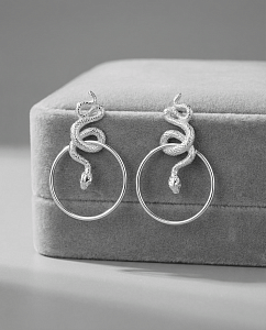 04-00-0463 Серьги "Eternal Life" (Ag 925)-3