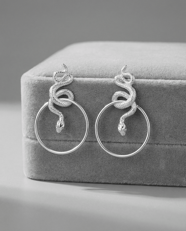 04-00-0463 Серьги "Eternal Life" (Ag 925)