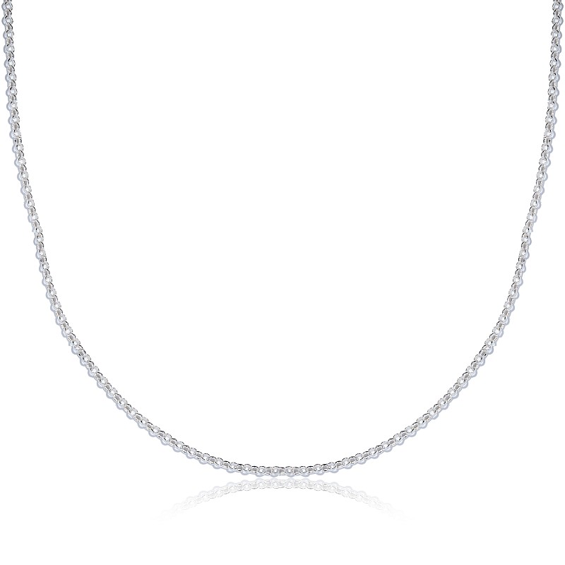 09-00-0760 Колье плетения Ролло (60см) (Ag 925)