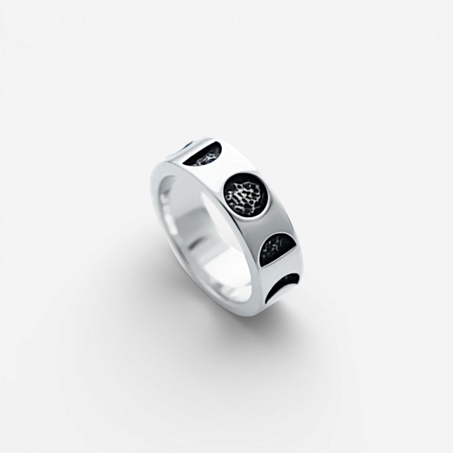 03-00-0084 Кольцо с фазами Луны (мужское) (Ag 925)-1
