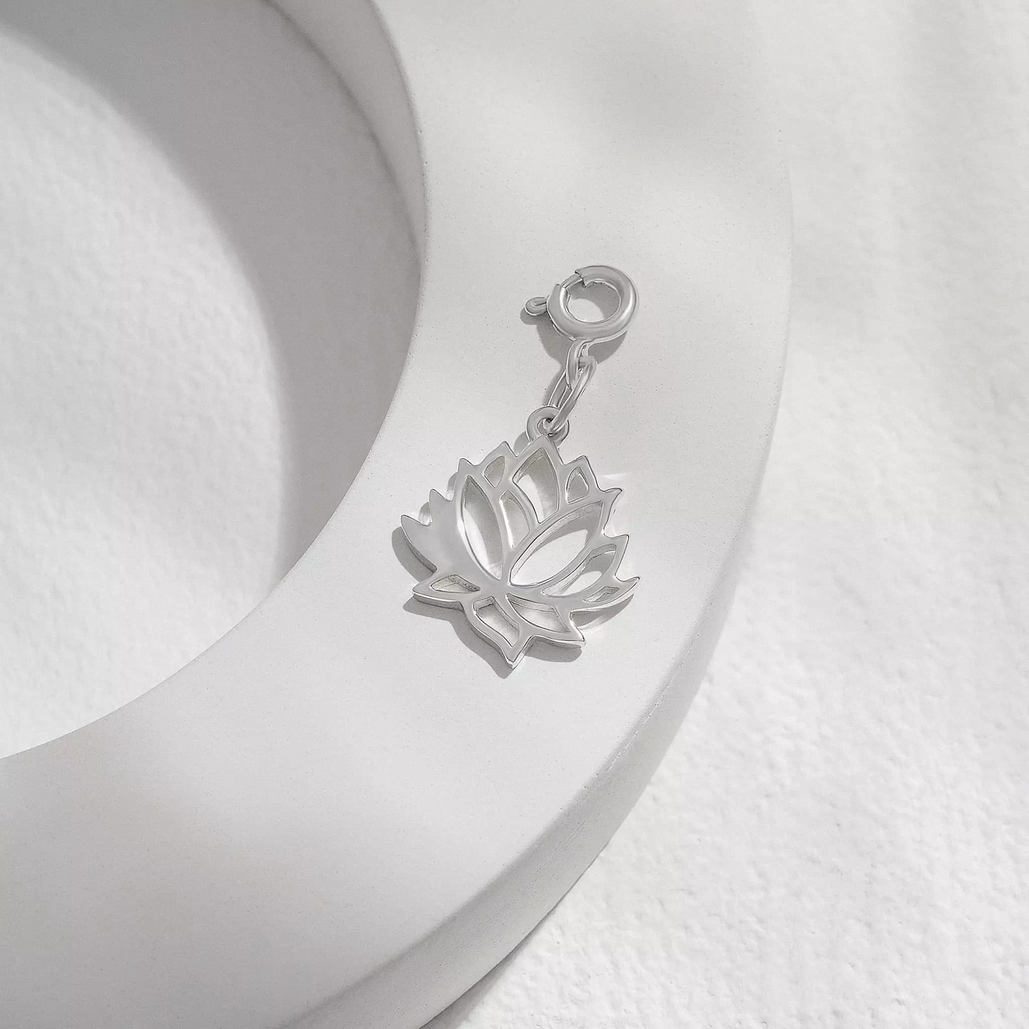 01-00-0556 Подвеска Лотос (на карабине) (Ag 925)-3