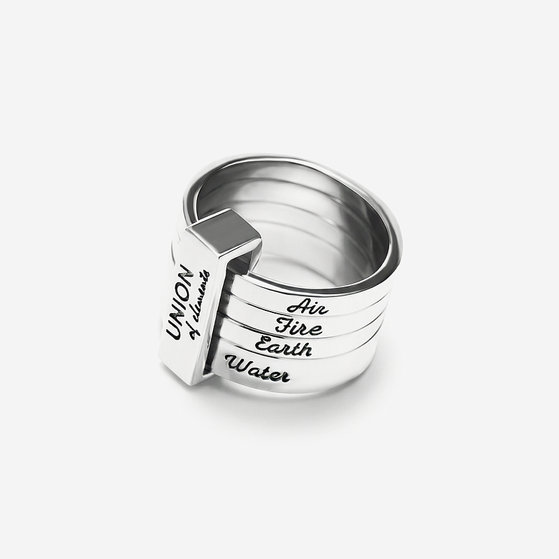 03-00-0303 Кольцо "4 Стихии" (Ag 925)