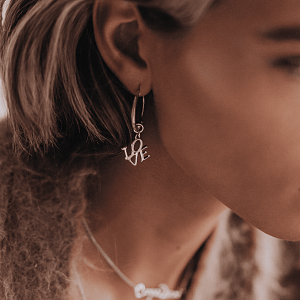 01-00-0363 Подвеска на серьгу Love (Ag 925)-2