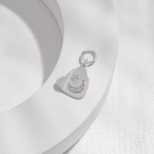 04-00-0485 Подвеска на серьгу "Начало и вера" (Ag 925)-2