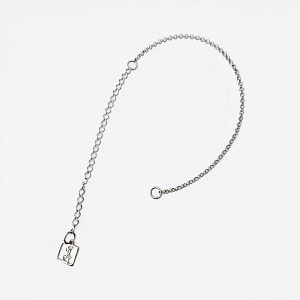 01-00-0559 Цепочка на карабин Rollo (левая) (Ag 925)-1
