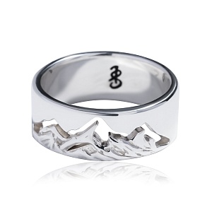 03-00-0614 Кольцо "Mountains" (Ag 925)-2