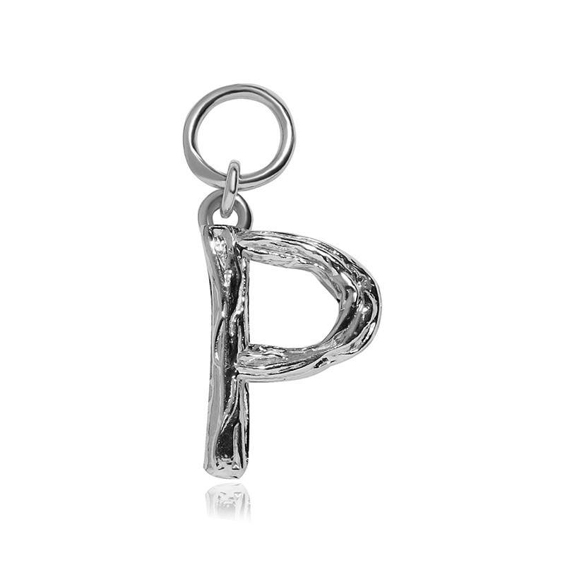 04-00-0380 Подвеска на серьгу "P" (Ag 925)