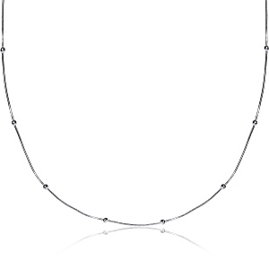 09-00-0013 Цепочка Snake balls (Ag 925)-1