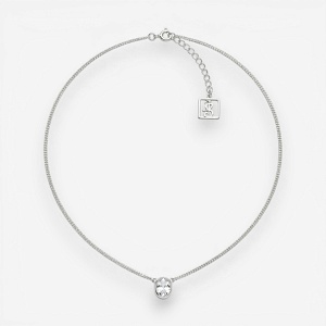 09-00-0103 Подвеска с овальным камнем (Ag 925)-1