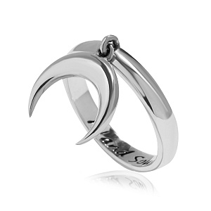 03-00-0521 Кольцо Half Moon (Ag 925)-1