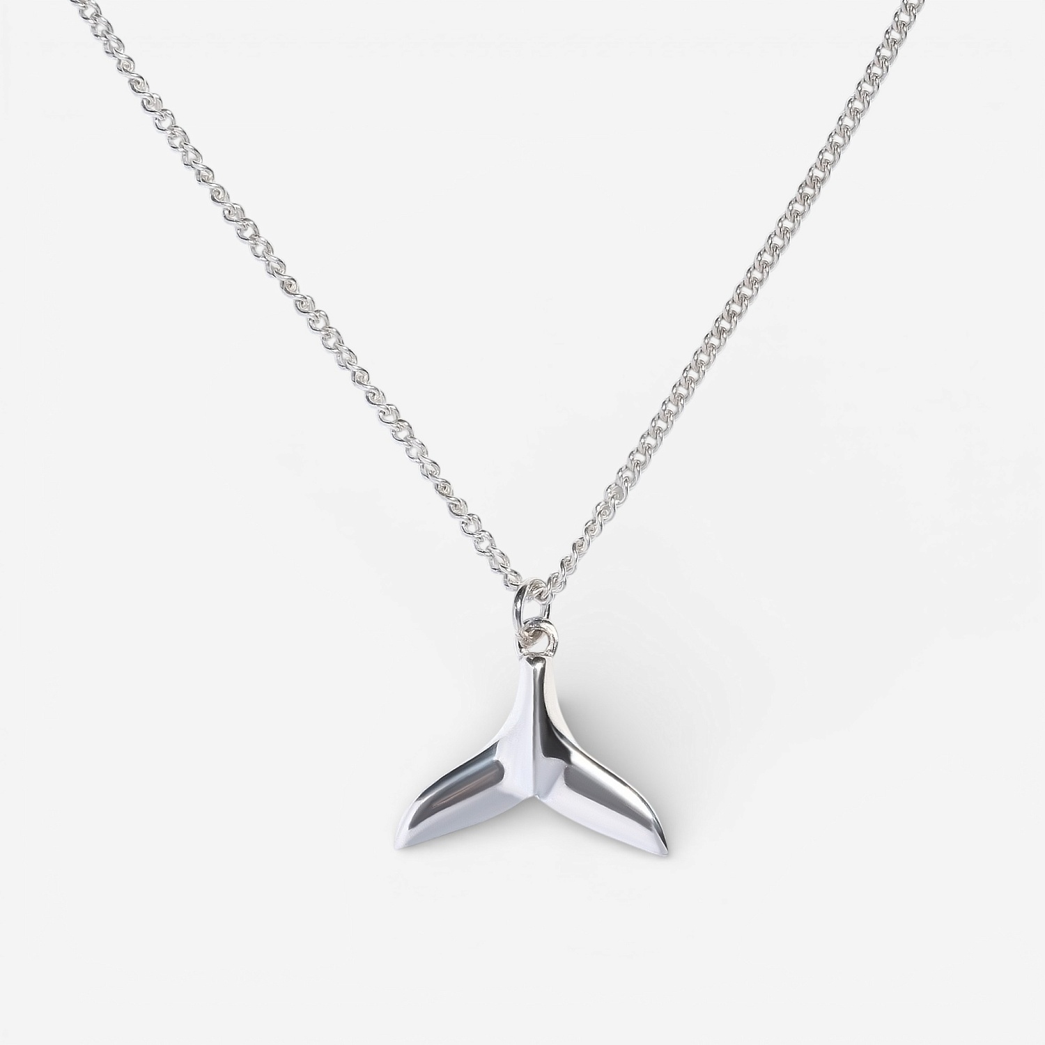01-00-0118 Колье "Хвост Кита" (маленькое) (Ag 925)-1
