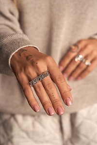 03-00-0604 Кольцо "Namaste" (Ag 925)-2