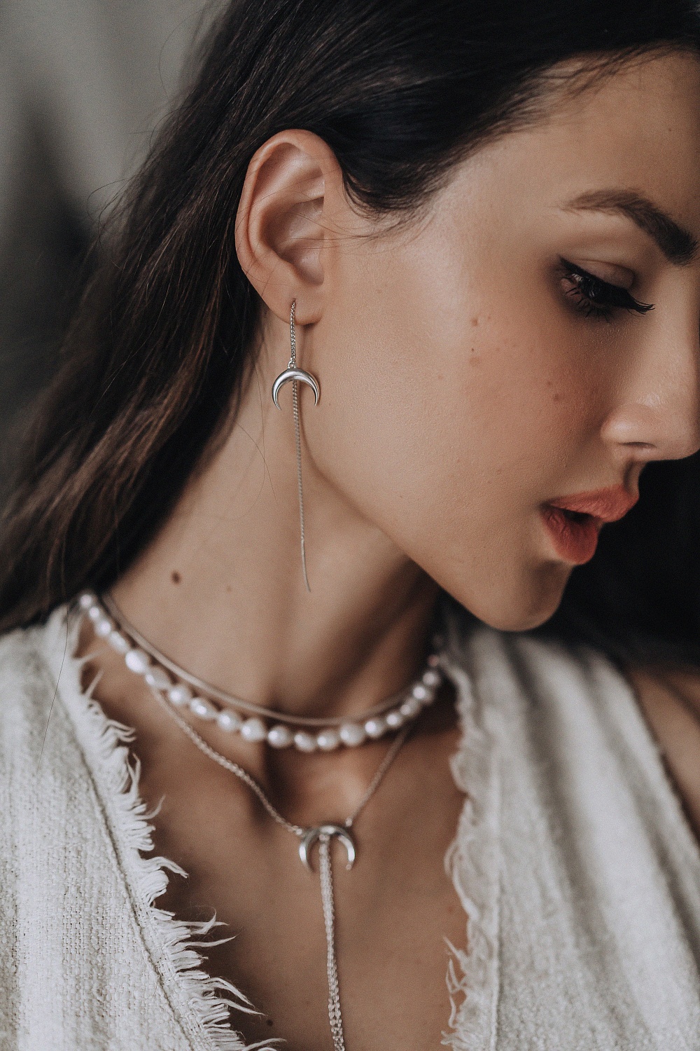 04-00-0330 Серьги-подвески с Луной (Ag 925)-2