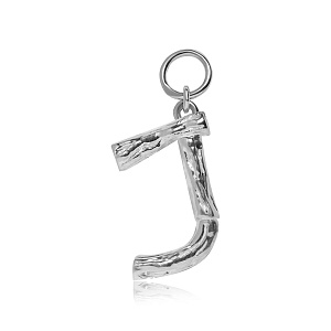 04-00-0374 Подвеска на серьгу "J" (Ag 925)-1