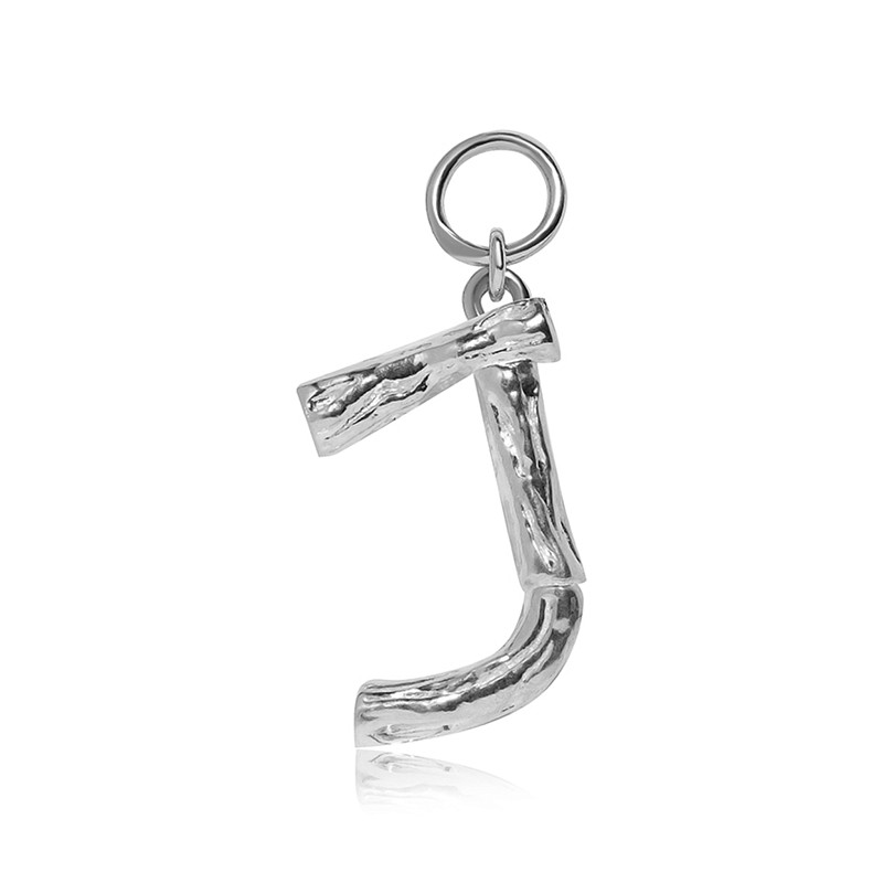 04-00-0374 Подвеска на серьгу "J" (Ag 925)