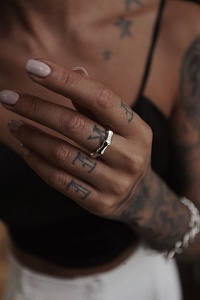 03-00-0506 Кольцо Bamboo (Ag 925)-3