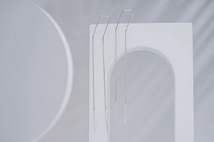 04-10-0036 Серьги подвески П-образные (Ag 925)-4