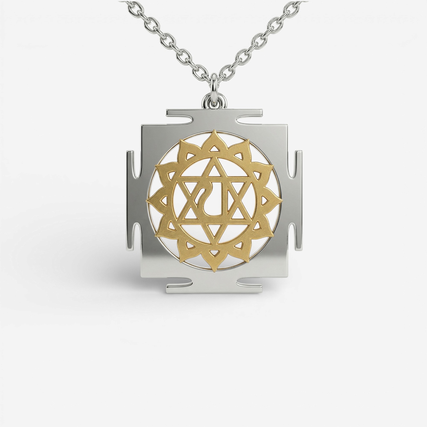 04-00-0764 Гвоздики с чакрой "Анахата" (Ag 925)-1