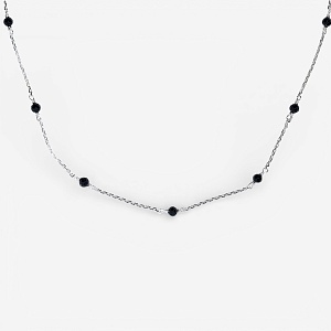 09-00-0030 Колье со шпинелью фасет (Ag 925)-1