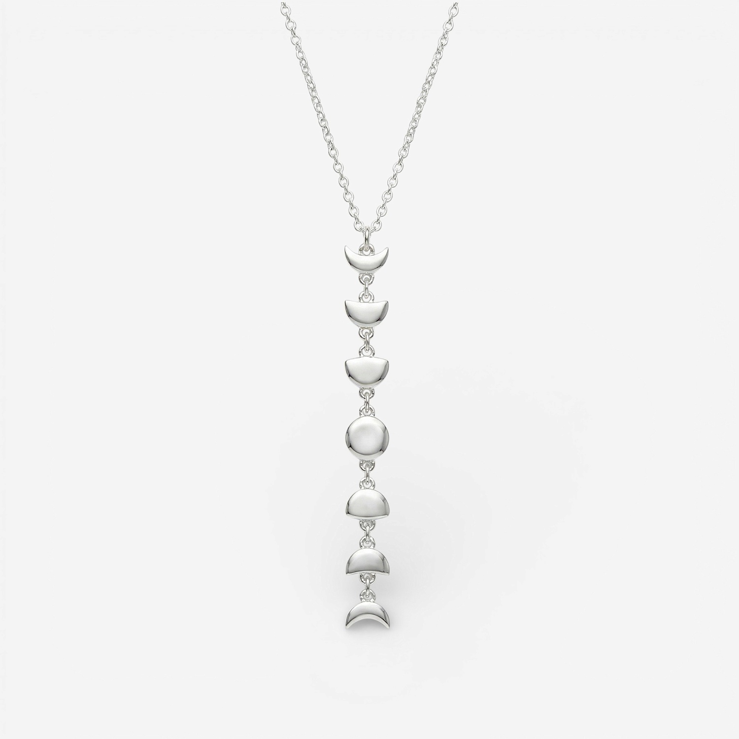 01-00-0366 Колье Фазы луны (Ag 925)-1