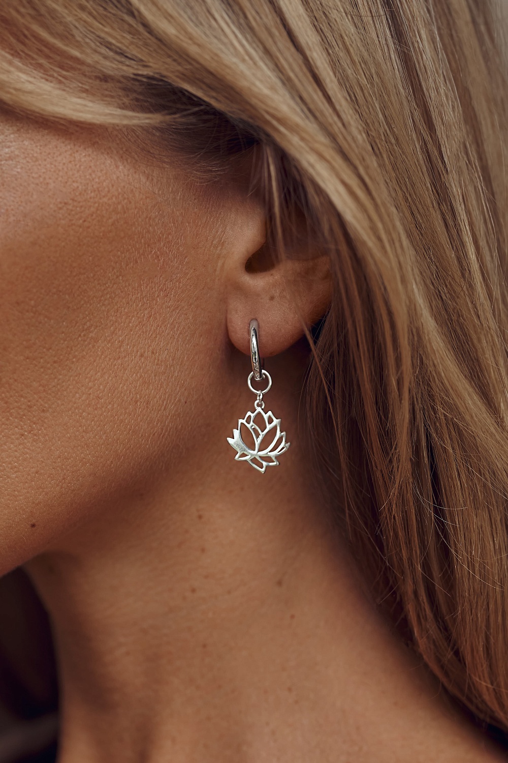 04-00-0451 Подвеска на серьгу Лотос (Ag 925)-2